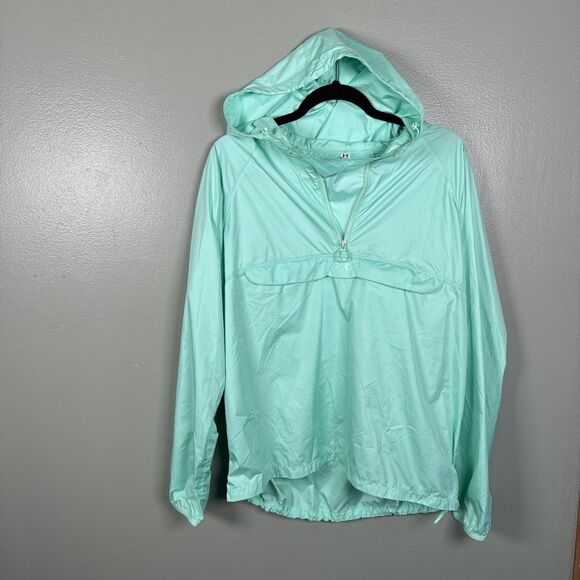 Under Armour‎ Teal Vented Lightweight Hooded 1/4 Zip Windbreaker Women’s Medium - Picture 1 of 10